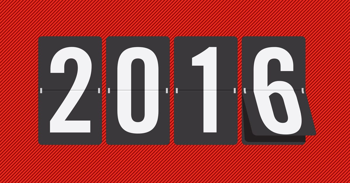 2016 was the last year that felt complete