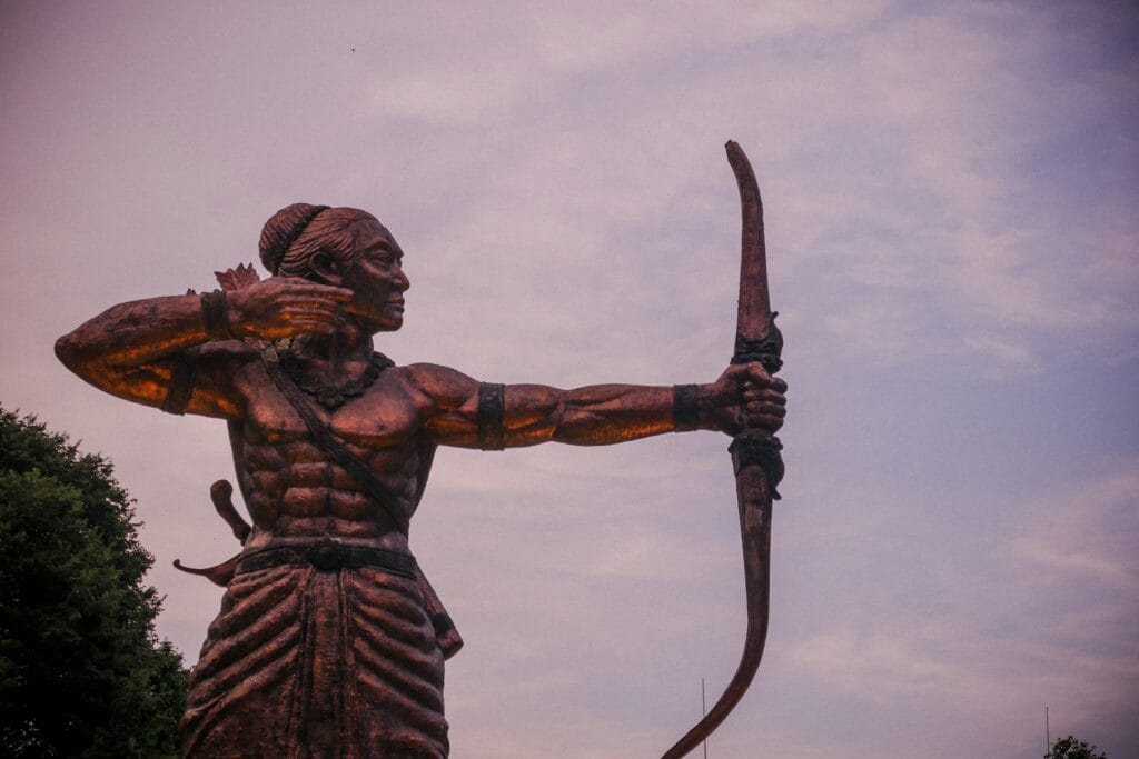 Dronacharya and Arjuna